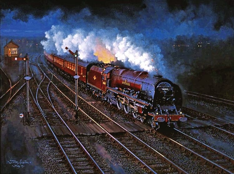 the railway painting