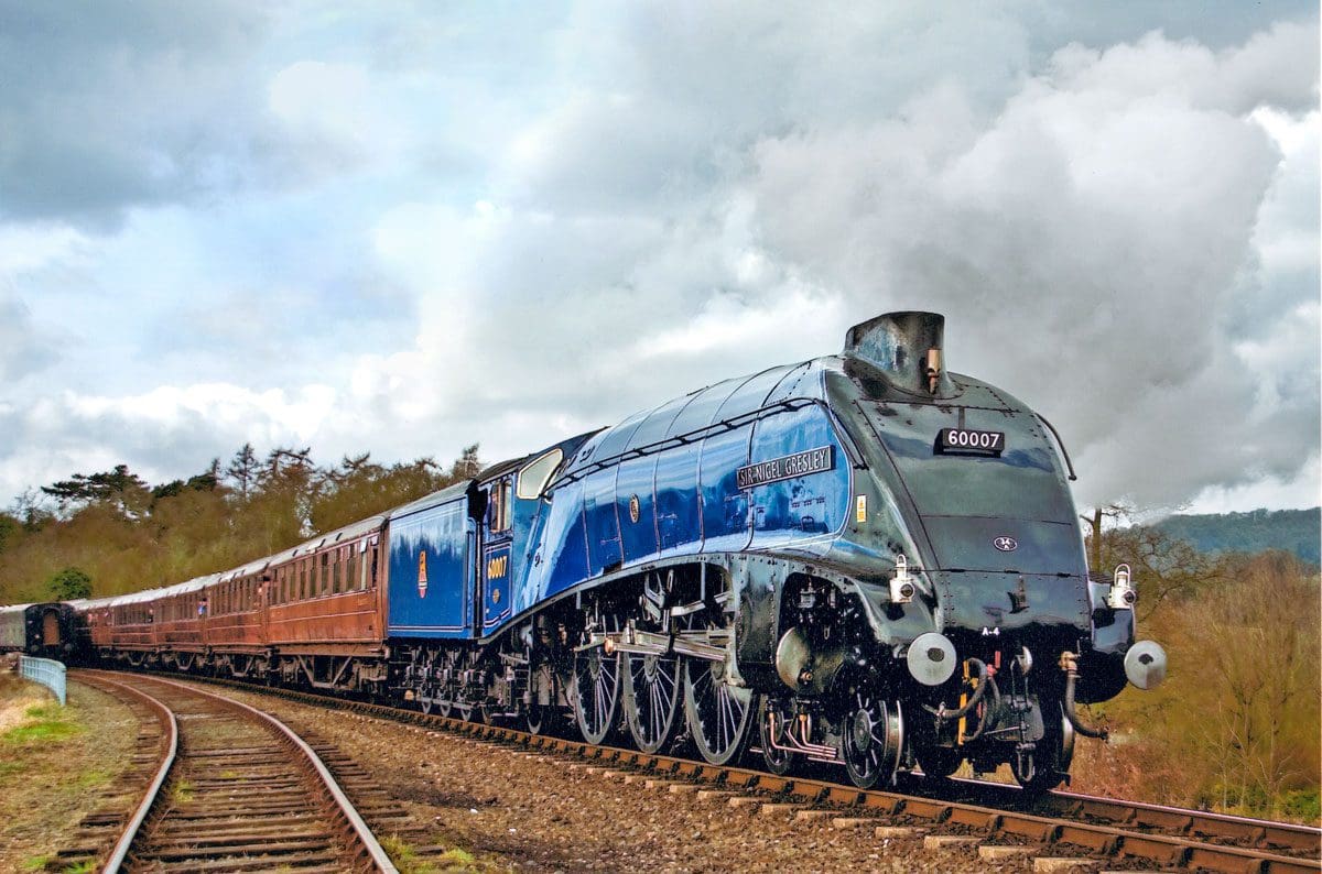 LNER Class A4 60007 Sir Nigel Gresley joins SVR's Spring Gala